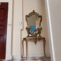اینه شمعدان برنز