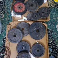 وزنه بدن سازی و دمبل دستکش بوکس