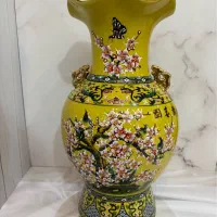 گلدان چینی شکوفه آلو