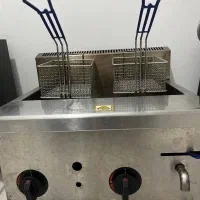 سرخ کن صنعتی گازی داری شیر تخلیه در حد در حد