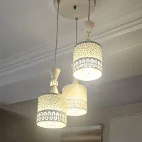 لوستر پذیرایی و اتاق خواب