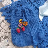 لباس بافتنی کاردست دخترونه