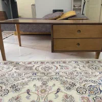 میز جلو مبلی و دو عدد عسلی چوب راش