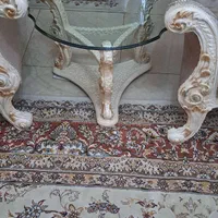 مبل استیل ۷نفرومیز نهار خوری ۸نفرویک ساعت ایستاده|مبلمان خانگی و میز عسلی|رشت, دیلمان|دیوار