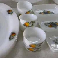 سرویس گل میوه فرانسوی|ظروف سرو و پذیرایی|نطنز, |دیوار