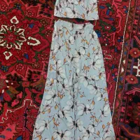 تاپ شلوار حریر مجلسی