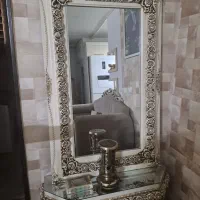آیینه شمعدان و گنجه|بوفه، ویترین، کنسول|مشهد, خواجه ربیع|دیوار