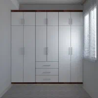 کارگر ساده در کارگاه کابینت سازی