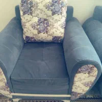 یک دست مبل هفته نفر با سه عدد میز چوبی|مبلمان خانگی و میز عسلی|گل تپه, |دیوار