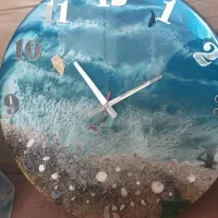 ساعت و تابلو رزینی|ساعت دیواری و تزئینی|مشهد, شهرک مهرگان|دیوار