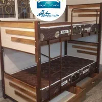 تخت خواب دو طبقه حاجی پور(تختخواب۲دوطبقه)تشک اذین|تخت و سرویس خواب|مشهد, حسین‌آباد|دیوار