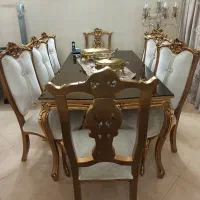 مبلمان و میز ناهار خوری و ویترین ست|مبلمان خانگی و میز عسلی|ورامین, ورامین|دیوار