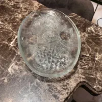 ۳ عدد دیس شیشه ای طرح میوه