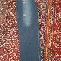 شلوار لی زنانه مدل بگ سایز 48