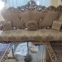 مبل 9 نفره استیل تماما کار شده تمیز