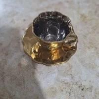 یه دست استکان ونعلبکی و قندان