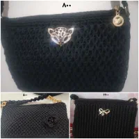 کیف مکرومه دست بافت