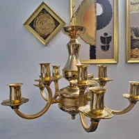 لوستر ۱۰ شاخه سالم|لوستر و چراغ آویز|تهران, منیریه|دیوار