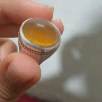 انگشتر کاردست عقیق یمن شن دار|کلکسیون و سرگرمی|تویسرکان, |دیوار