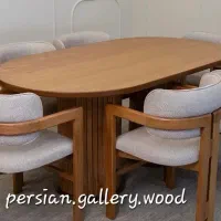 شانِل میز ناهار خوری مینیمالِ لورینا و صندلی اِلی|میز و صندلی غذاخوری|تهران, گاندی|دیوار