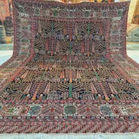 قالی ۲۰ متری دستباف خراسان گل ابریشم
