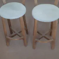 ۲ عدد صندلی پایه بلند