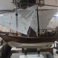 لنج چوبی دست ساز تزیینی چهار عدد