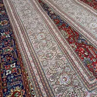 کناره 50رج(نو)دستباف ماهی خوی 50در2.55|فرش|خوی, |دیوار