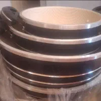 قابلمه ۸پارچه نچسب داخل زنبوری یکسال گارانتی