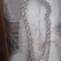 پلاک و زنجیر نقره