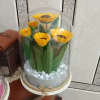 گل های نمدی کاملا ابتکاری بدون هیچ مشابه ای|صنایع دستی و سایر لوازم تزئینی|اصفهان, خوراسگان|دیوار
