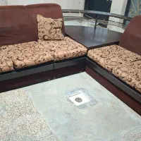 فروش مبل ۷نفره تمیز|مبلمان خانگی و میز عسلی|درگهان, |دیوار