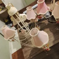 لوستر سه شاخ و دیواری ست