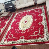 فرش ماشینی قرمز12متری|فرش|میانه, |دیوار