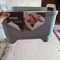 لگن سینک و سبزی خشک کن لیمون|ظروف نگهدارنده، پلاستیکی، یک‌بارمصرف|مشهد, الهیه|دیوار