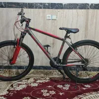 دوچرخه مارک بلست رنگ قرمز و طوسی