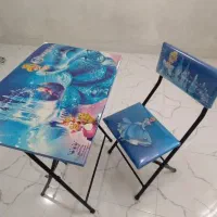 میزتحریرباکسدارباصندلی .تاشو با وسایل