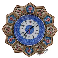 ساعت دیواری مینا کاری