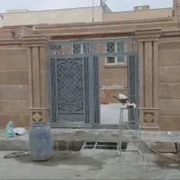 کلی کار ساختمان بنایی سنگ نما رومی ونیمه  وجوشکاری|خدمات پیشه و مهارت|نظرآباد, |دیوار