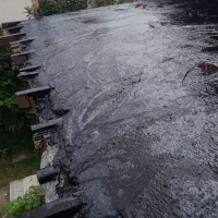 نصب کولر جوشکاری عایق قیر مایع سرد جایگزین ایزوگام|خدمات پیشه و مهارت|رشت, سعدی (تختی)|دیوار