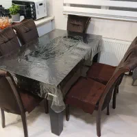 میز غذاخوری شش نفره|میز و صندلی غذاخوری|اراک, |دیوار