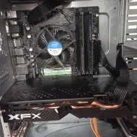 قطعات کامپیوتر مادربرد cpu  رم و کارت گرافیک rx580