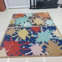 فرش  4 متری  طرح آبرنگی