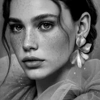 طراحی چهره سیاهقلم و مدادرنگی/ سفارش نقاشی چهره