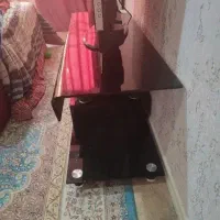 میز تلویزیون تی وی مناسب 24 تا 46 اینچ شیشه ای