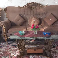 مبل ۹ نفره سلطنتی کم جا به همراه ۳ عدد میز عسلی