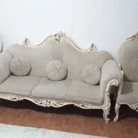مبل کلاسیک ۷ نفره ام دی اف|مبلمان خانگی و میز عسلی|رشت, پل تالشان|دیوار