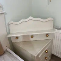 سرویس خواب نوزاد و نوجوان ام دی اف وکیوم در حد نو|تخت و سرویس خواب|ارومیه, |دیوار