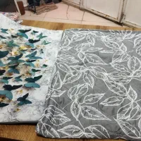 لحاف دوزی و پنبه زنی فراهانی|رختخواب، بالش، پتو|اراک, |دیوار