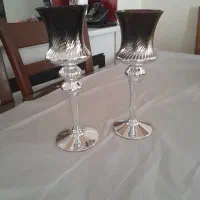 یک جفت شمعدان سالم